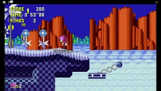 Classic Sonic Simulator V11.1 - Phoenix Kingdom Zone Act 4. (By: Monkeyistfvh112321.)