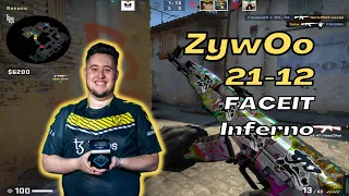 CSGO POV | ZywOo (21-12) (Inferno) | FACEIT Ranked | Mar 10, 2023