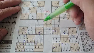 ⏲️ Our Sunday Sudoku practice continues! (#8566) Samurai Sudoku puzzle 05-19-2024