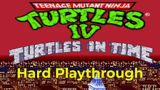 TMNT - Cowabunga Collection - 4K - Turtles in Time - 2 Player Online Co-op (SNES - Hard Playthrough)