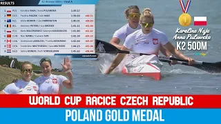 K2 Women 500m Final A | POLAND CHAMPION | World Cup Racice Czech Republic 2022 | WAYkVlogs