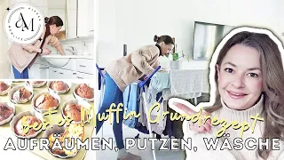 😍 Aufräumen, Putzen, Wäsche und schnelles einfaches Muffin Rezept 😍