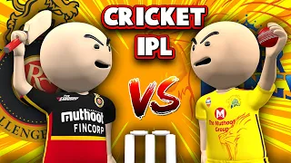 3D ANIM COMEDY - IPL 2024 | CSK VS RCB CRICKET COMEDY | LAST OVER