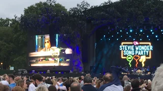 ROCKET LOVE, Stevie Wonder, Hyde park, London 6 July 2019 Live 4K