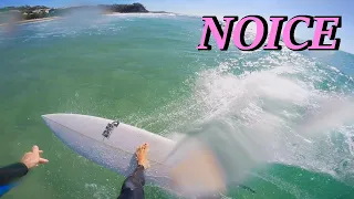POV Surfing on the Sunshine Coast