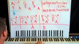 Golden Slumbers Piano Lesson part 1 The Beatles