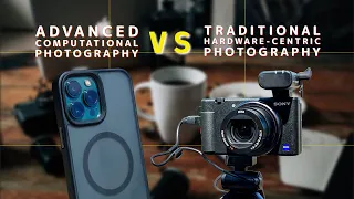 Sony ZV1 Digital Camera vs iPhone 13 PRO Max Smartphone: Hardware vs Computational Photography