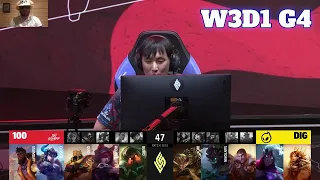 100 vs DIG | Week 3 Day 1 S13 LCS Summer 2023 | 100 Thieves vs Dignitas W3D1 Full Game (ESS Reacts)