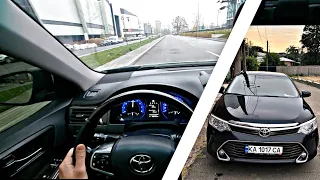 2016 Toyota Camry 55 2.5 AT - POV TEST DRIVE #зарулем #toyota #camry #toyotacamry #pov #povdrive