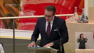 Vizekanzler HC Strache [FPÖ] zerlegt die FakeNews der SPÖ zum "12h Arbeitstag" [29.06.18]