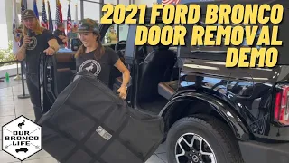 2021 Ford Bronco Door Removal Demo - Detailed With Tips | Our Bronco Life