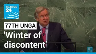 Opening summit, UN chief warns of 'winter of discontent' • FRANCE 24 English