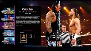 WWE 2K The Undertaker 21-0 Showcase Unlockables Concept