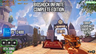 Bioshock Infinite -  RTX 3060 de 12 GB + i5 12400  :2160p(4K),1440p(2K),1080p,Ultra
