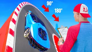 Welches AUTO fährt länger an 90° WAND in GTA 5! (Experiment)