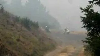 Moto Melee 11 - Riding through smoke from Cal Wildfires