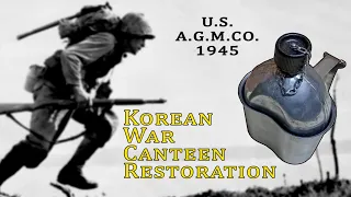 U.S. A.G.M.CO. 1945 KOREAN WAR CANTEEN RESTORATION