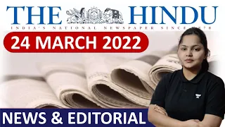 24 March 2022 | The Hindu Newspaper analysis | Current Affairs 2022 UPSC #upsc#IAS#EditorialAnalysis