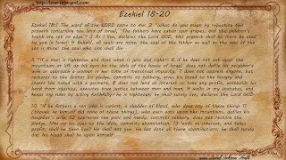 Ezekiel 18-20