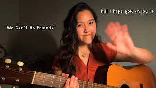 Ariana Grande —  we can’t be friends (wait for your love) acoustic cover || krjstjnq