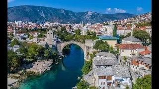 Stari most u Mostaru iz zraka -  dron.ba za N1