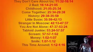 Michael Jackson History Full Album