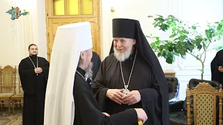 Митрополит Лазарь встретился с епископом Балашихинским и Орехово-Зуевским Николаем.