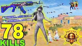 78 Kills😱MY HARDEST GAME in RANKED CONQUERORS LOBBY🥵Solo Vs Squad | PUBG Mobile