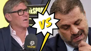 "THERE'S A PLACE FOR IT!" 😠 Simon Jordan is NOT a fan of Ange Postecoglou' s VIRAL speech 🔥