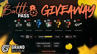 Giving Away/Reviewing the New BATTLEPASS in Grand RP!!!