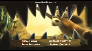 Ice Age III 2009 DVD Menu Walkthrough