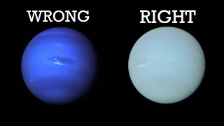 We were wrong about Neptune's color... (It looks like Uranus)