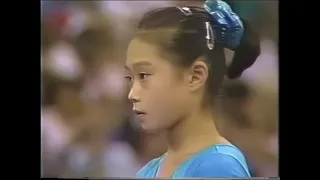[HDp60] Kim Gwang Suk Uneven Bars Event Finals (PRK) 1991 World Championships
