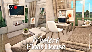 🌴 modern float house ꒰ build & tour ꒱ bloxburg - itapixca builds