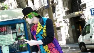 BARCAM11 - A TASTE of BARCELONA's HUMAN STATUES IN HD 1080p