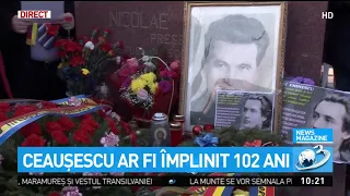 Aglomerație la mormântul lui Nicolae Ceaușescu. Se împlinesc 102 ani de la nașterea fostului pr