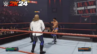 WWE 2K24 - Ken Shamrock vs. Gangrel | Raw Is War