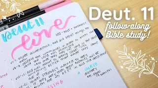 Bible Study on Deuteronomy 11 | Study the Whole Bible with Me
