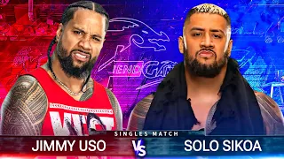 WWE 2k24 - Jimmy Uso Vs Solo Sikoa - Singles Match at WWE Backlash