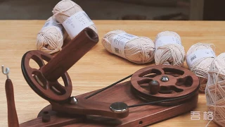 Woodworking  DIY Homemade yarn winder -01