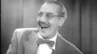 Groucho Marx You Bet Your Life (Secret Word Water)This Funny Quiz Show Will Make You Laugh & Smile ♡