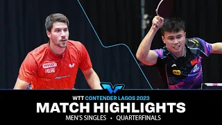 Zhou Qihao vs Patrick Franziska | MS QF | WTT Contender Lagos 2023