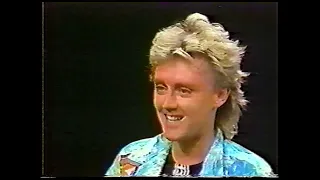 Roger Taylor Interview about Strange Frontier (WNBC News 4 Live at Five - 1984)