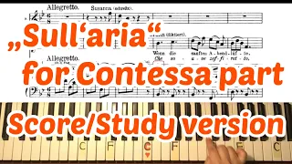 "Sull'aria" for contessa part : Karaoke : Study version : le nozze di figaro : W. A. Mozart