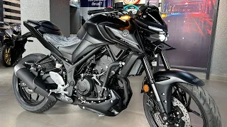 New Launch🚀 2024 Yamaha MT-03 Black Detailed Review  | On Road Price New Update Features Mileage