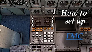 how to set up FMC in concorde | MSFS 2020