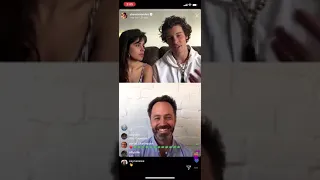 Shawn Mendes Instagram Live w/ Camila Cabello - March 27, 2020