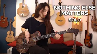 Metallica - Nothing Else Matters Solo (Cover by Chloé on a Belles Origines Guitar)