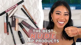 THE BEST NUDE LIP PRODUCTS For Medium / Olive Skin! Drugstore + High End Favs