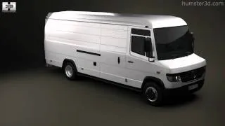 Mercedes-Benz Vario PanelVan LongWheelBase HighRoof 2011 by 3D model store Humster3D.com